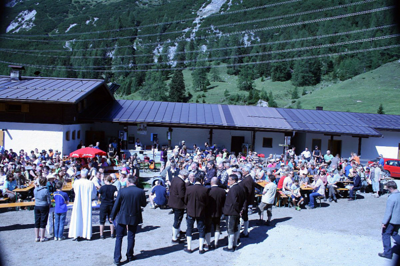Bergmesse mit Segnung der Mariensäule