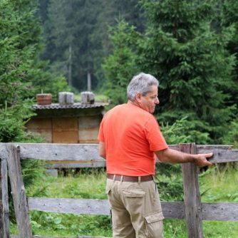 Imker Oskar Burgschwaiger regiert 45 Bienenvölker im Tiroler Gaistal. (Foto: Knut Kuckel)